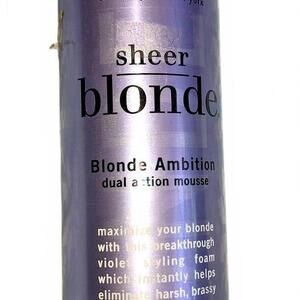 Vintage JOHN FRIEDA Sheer Blonde AMBITION Color Correcting Hair MOUSSE 7.5 Oz